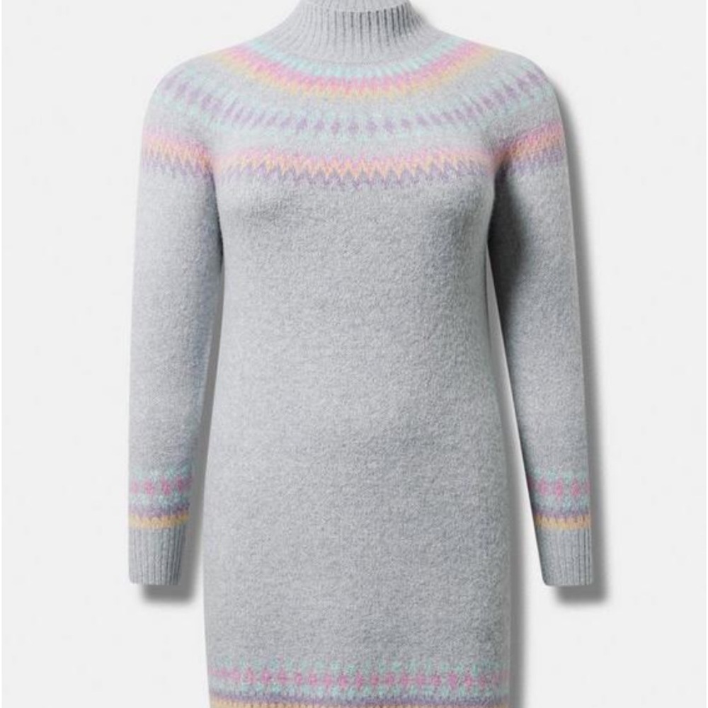 Torrid Mini Vegan Cashmere Sweater Dress